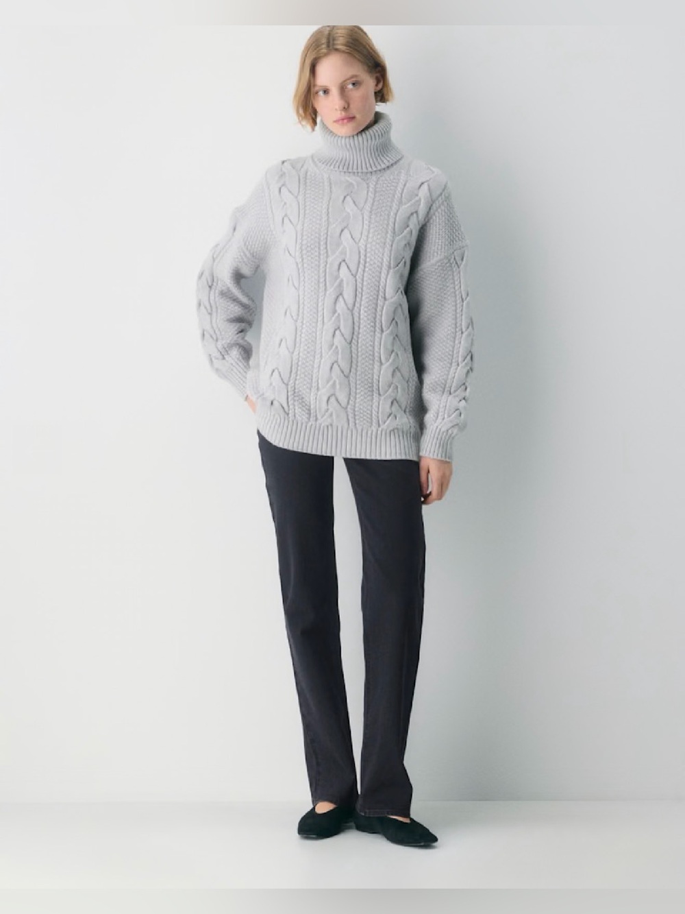 Aritzia Heritage Knit Merino Wool Turtleneck